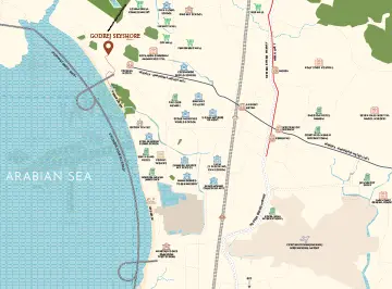 Godrej Skyshore Versova location map, Versova, Mumbai